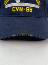 USS Enterprise CVN-65 United States Navy Hat Mens Eagle Crest Adjustable - $17.05