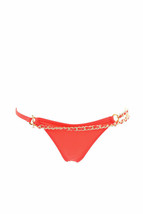Agent Provocateur Womens Bikini Bottoms Elegant Metallic Red Size M - £95.58 GBP