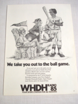 1973 Radio Ad WHDH Radio 85, We Take You Out to the Ball Game - £6.04 GBP