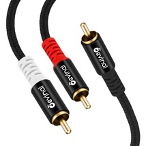 Rca Y Cable, Rca/Phono Y Splitter, Rca 1 Male To 2 Male Y Adapter, Male/Male Sub - £15.89 GBP