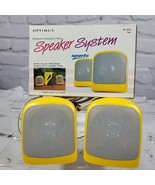 Vintage Optimus 40-1400 Mini Sport Speakers Wired Radio Shack Water Resi... - $19.79