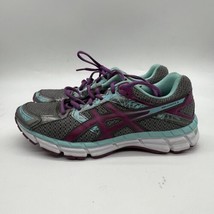 Asics CEL-EXCITE 3 T5B9N Womens Running Shoes Sz 10 Gray Teal Purple - £9.57 GBP