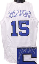 Jahlil Okafor signed White Custom Stitched College Basketball Jersey #15 XL (Fin - £75.89 GBP