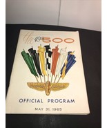 11965Official Program Indianapolis Speedway Race 500 49th Car Racing - £35.66 GBP