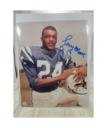 Lenny Moore Signed Autographed Baltimore Colts 8x10 inch Photo Hall of F... - $14.97