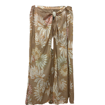 Diane Furstenberg Medium Brown Floral Wrap Tie Maxi Long Semi Sheer - BC - $16.50