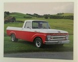 1961 White &amp; Red Ford F-100 Pickup Truck Photo Fridge Magnet 3.5x2.75&quot; NEW - £2.86 GBP