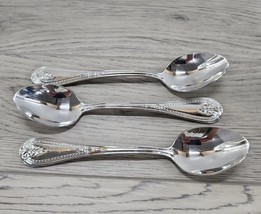 Pfaltzgraff Stainless Abigail 18/8 Place Oval Soup Spoon - Set of 3 - £10.69 GBP