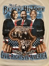 Black History 50th Anniversary Civil Rights in America T-shirt Adult 2X BHM - $21.01