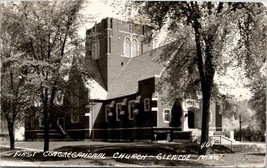 Glencoe Minnesota First Congregational Church from Rev to Basshardt Postcard V13 - £7.82 GBP