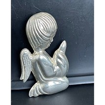 925 Sterling Silver Praying Angel Brooch Sky - $51.08