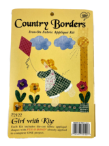 What&#39;s New Ltd. Country Borders Applique Kit Girl With Kite 72122  - £11.39 GBP
