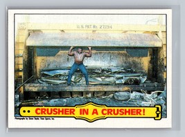 Crusher In A Crusher! #54 1985 Topps WWF Pro Wrestling Stars WWE - £1.71 GBP