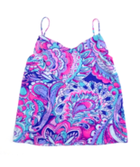 Lilly Pulitzer XXS Karmen Cami Tank Top Paisley Pastel - $29.70