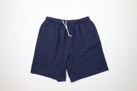 Vintage 90s Streetwear Mens XL Faded Blank Heavyweight Above Knee Shorts... - £34.99 GBP