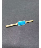 Mid Century Norway Vermeil 830s Silver Blue Tie Bar Clip Aksel Holmsen - $707.43 MXN