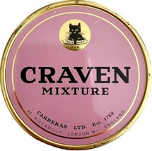 Craven Mixture Pink Tin Carreras Tobacco Company Vintage Piccadilly Lond... - £15.70 GBP