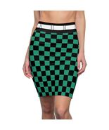 Tanjiro Pencil Skirt Demon Slayer Inspired Anime Clothing Manga Cosplay ... - $24.99+