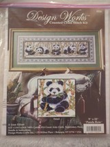 Design Works Crafts Counted Cross Stitch Pattern PANDA ROW #9956 Joan El... - £6.59 GBP