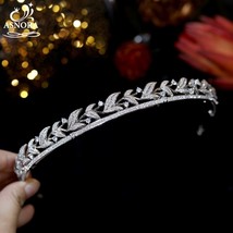 High Quality Leaf Crystal Headband, Bridal Wedding Crown Tiaras Headband Women,  - £78.96 GBP