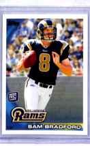 2010 Topps #300 Sam Bradford RC Rookie St. Louis Rams Football Card - £1.74 GBP