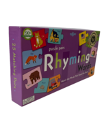 Rhyming Words Puzzle Pairs Matching Sets By Eeboo Excellent Condition Fun - £10.88 GBP