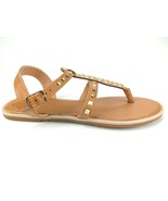 Olivia Miller Tan Rhinestone Studded Sparkle Strap Sandals Size 7 - £6.32 GBP