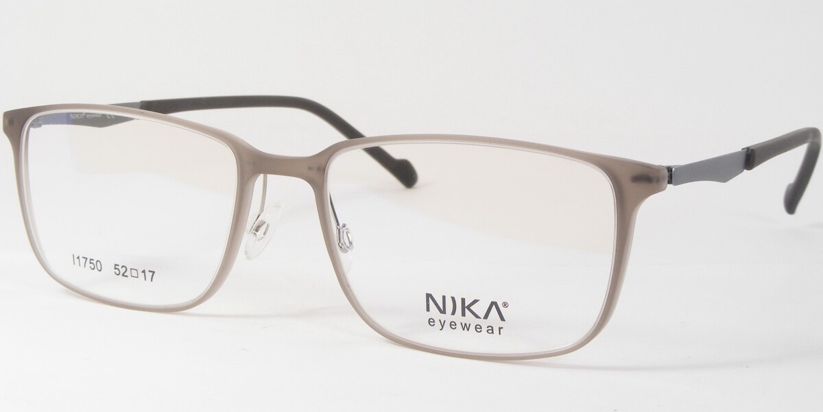 NIKA Occhiali I1750 170208 Opaco Grigio Unico da Sole Montatura 52-17-150mm - $95.78