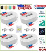 4-Pack 100ft All-in-One Video Power Cables for Reliable Security Install... - $976.86 MXN