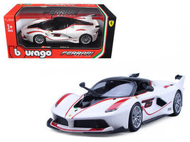Ferrari Racing FXX-K #75 White 1/24 Diecast Car Bburago - £34.04 GBP