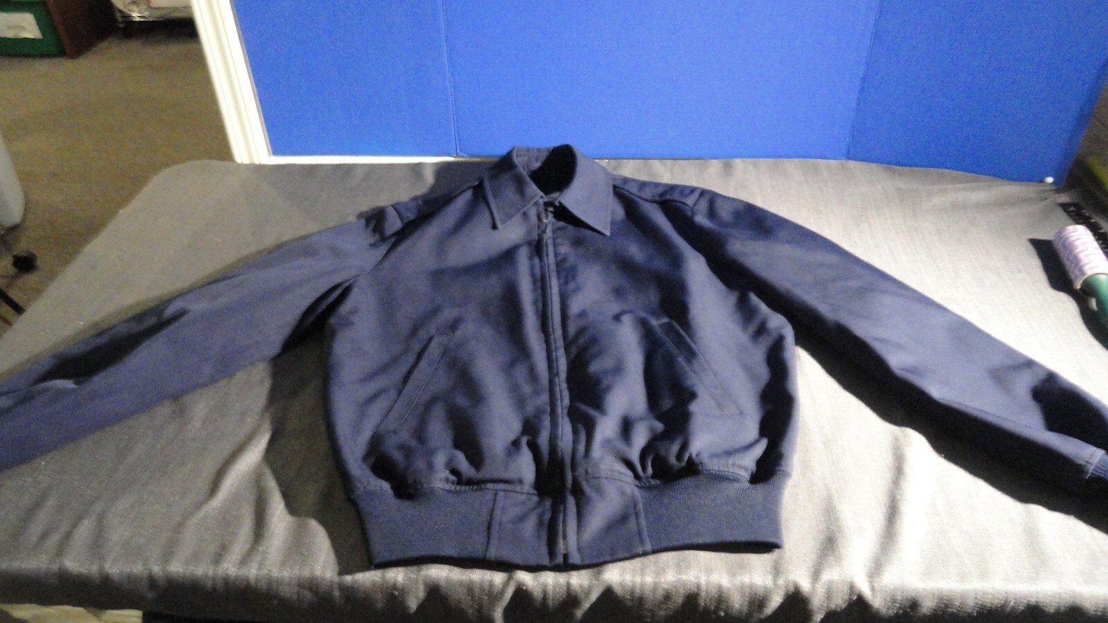 USAF AIR FORCE LIGHTWEIGHT BLUE JACKET COAT CURRENT 2025 ISSUE NO LINER 38R - $35.99