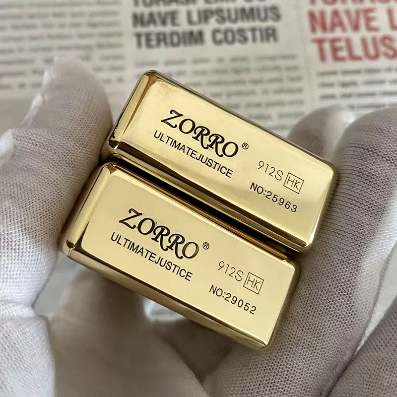 Zorro 912SHK Heavy Duty Retro STYLE Armor Windproof Kerosene Pocket Lighter