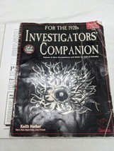 *DAMAGED* For The 1920s Investigators Companion Volume 2 New Occupations... - £16.74 GBP