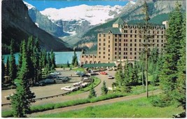 Postcard Chateau Lake Louise Victoria Glacier Canadian Rockies - £2.25 GBP