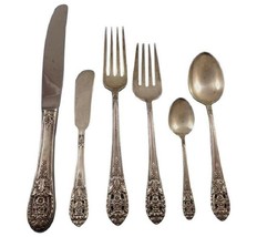 Crown Princess by International Sterling Silver Flatware Set 8 Service 48 Pieces - £1,820.13 GBP