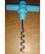 Light Blue Pocket Corkscrew Traveler Wine Bottle Opener Bar Key Cork Puller - £1.57 GBP