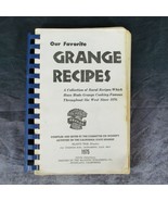 1975 CALIFORNIA Favorite Grange Recipes Cookbook Spiral Bound Fundraisin... - £14.89 GBP