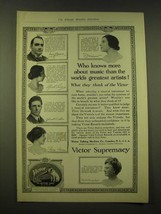 1918 Victor Victrolas Ad - Caruso, Galli-Curci, Giovanni Martinelli - £14.53 GBP