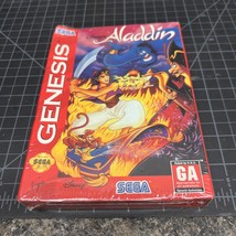 Disney&#39;s Aladdin Sega Genesis New Factory Sealed Video Game In Cardboard Case - £117.95 GBP