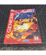 Disney&#39;s Aladdin Sega Genesis New Factory Sealed Video Game In Cardboard... - £118.52 GBP
