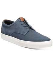 Bar III Men Casual Lace Up Sneakers Snyder Size US 9.5M Navy Blue Suede - £12.36 GBP