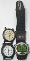 3 VTG Timex Men&#39;s Expedition*Military camper dials &amp; digital All new Battery&#39;s - £39.52 GBP