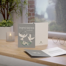 Digital Wedding Poetry Greeting Card - Lovebirds - $3.99