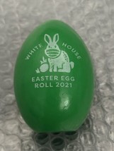 BIDEN WHITE HOUSE 2021 EASTER GREEN EGG DEMOCRAT SIGNED JOE RABBIT w MAS... - £40.59 GBP