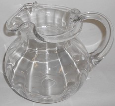 Tiffany &amp; Co BUNDLE SHAPE Glass Pitcher MADE IN USA - £194.17 GBP