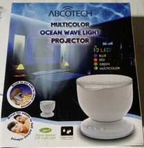 Ocean Sea Wave Shore Night Light Projector Projection Sound Machine New In Box - £4.68 GBP