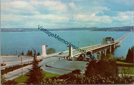 Lake Washington Floating Bridge Seattle WA Postcard PC355 - $4.99