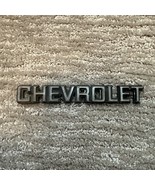 Vintage Chevrolet Emblem Badge Script Metal 5 1/2” Long - $25.69 CAD