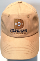 National D Day Museum Hat World War II Museum Embroidered Cap New Orleans LA Tan - £28.26 GBP