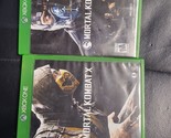 lot of 2 :Mortal Kombat XL + mortal combat X (Microsoft Xbox One, 2016) ... - $10.88